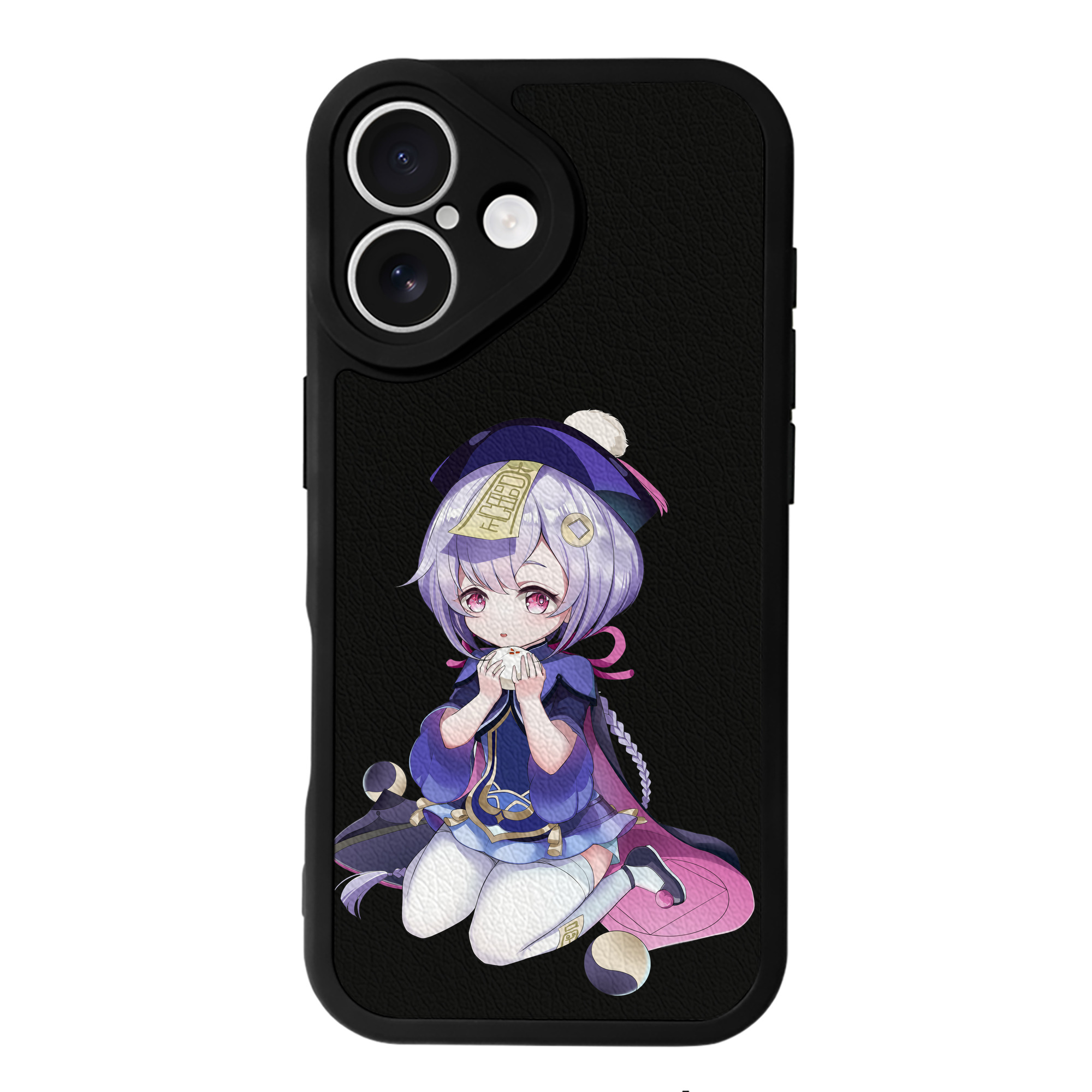 げんし神 七七 なな  genshin Nana 【iPhone 16シリーズ対応】シリコンスマホケース（レザー調） 材質：シリコン